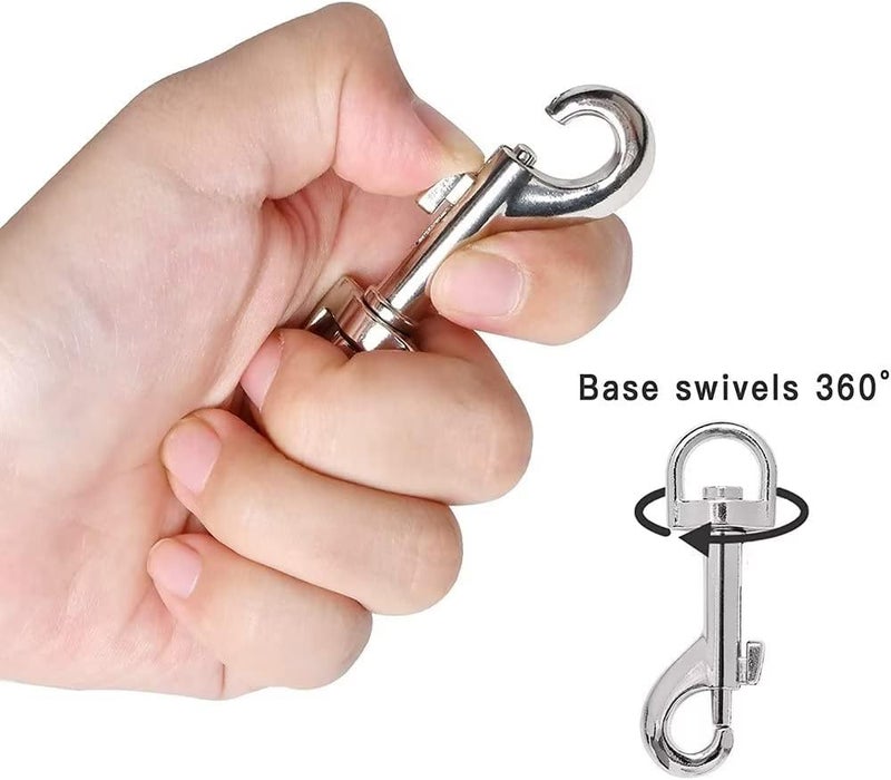 WYSUMMER Trigger Clips Clasp, 8Pcs 4Size Swivel Snap Hooks 360° Swivel Trigger Snap Hooks for Pet Buckle Carabiner Keyring Home Outdoor Camping Picnic Heavy Duty - Image 5